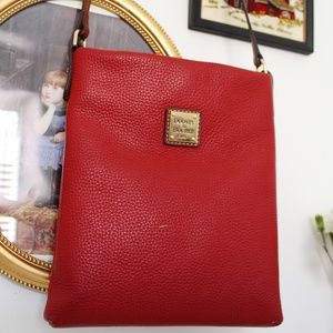 Dooney & Bourke Red Small Dani Crossbody